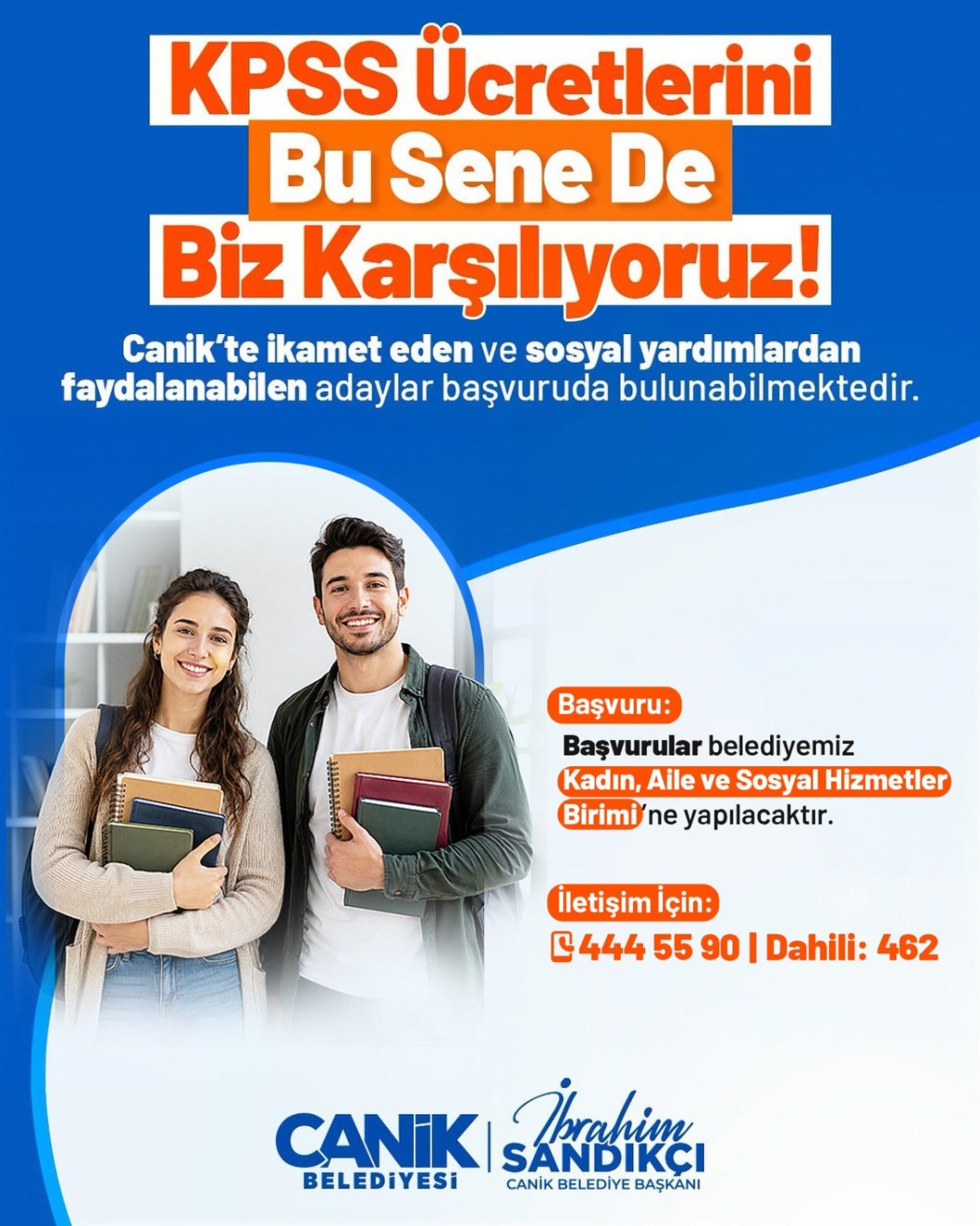 KPSS Ücretleri Canik Belediyesi'nden!